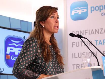 La líder del PP catalán, Alicia Sánchez-Camacho.