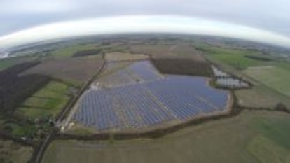 Parque fotovoltaico de Gamma Solutions en Reino Unido.