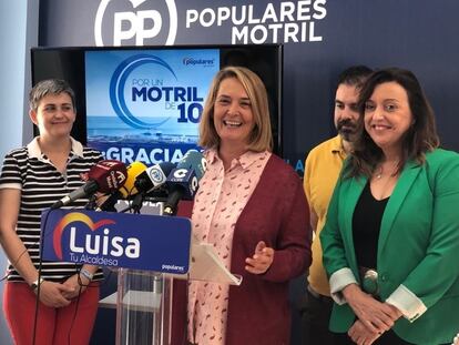 Luisa García Chamorro, en un acto de partido, en mayo de 2019.