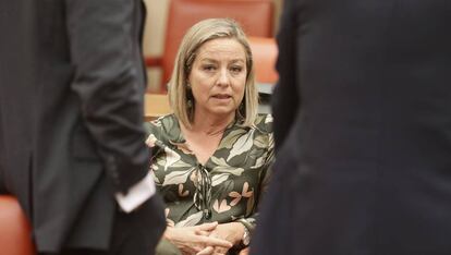 La presidenta de la comisión de investigación de la crisis financiera en el Congreso, la diputada Ana Oramas.