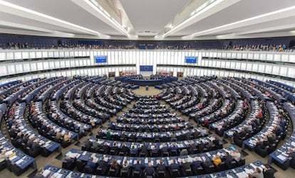 Imagen del peno de la Eurocámara en Estrasburgo.
