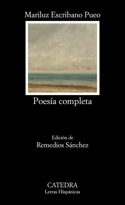 Portada de 'Poesía completa', de Mariluz Escribano