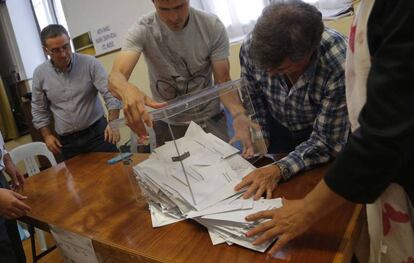 Recuento en unas elecciones.
