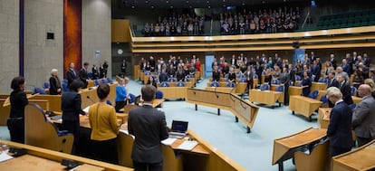 Una imagen del Senado holandés.