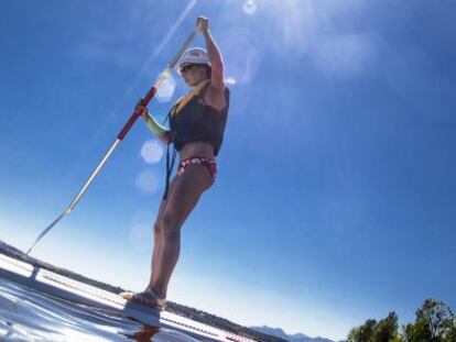 Padelsurf en el embalse de El Vell&oacute;n