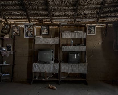 Detalhe da casa de Tancredo, em Balsas (Maranhão)