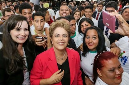 Dilma Rousseff, no Planalto nesta quarta-feira.