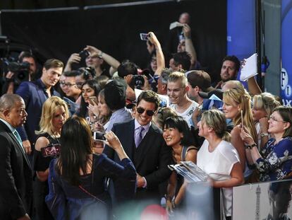 El actor Tom Cruise, en el estreno de 'Misión Imposible Fallout', el pasado 13 de julio, en Londres.