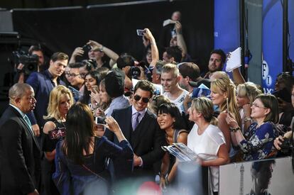El actor Tom Cruise, en el estreno de 'Misión Imposible Fallout', el pasado 13 de julio, en Londres.