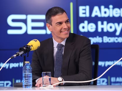 Àngels Barceló entrevista a Pedro Sánchez, presidente del Gobierno, este martes en 'Hoy por Hoy'.