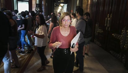 La presidenta del Parlament, Carme Forcadell.