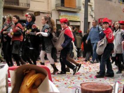 Vilanova i la Geltr&uacute; durante la celebraci&oacute;n del carnaval. 