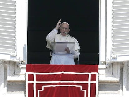 O papa Francisco em 19 de agosto de 2018 no Vaticano