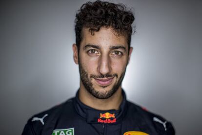 El piloto australiano Daniel Ricciardo de Red Bull Racing.