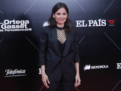 Elena Anaya, en los premios Ortega y Gasset de EL PAÍS. 