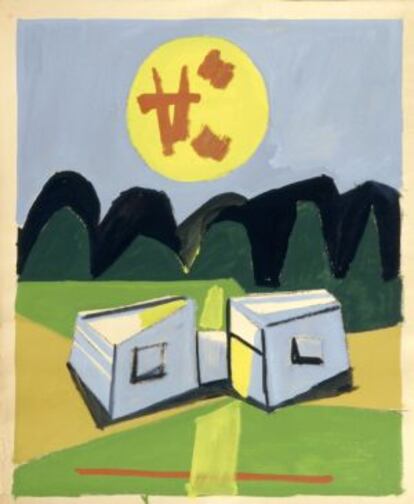 'Lúa chea', pintura de Seoane de 1956.