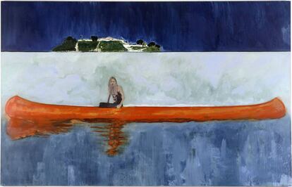 'Hace 100 años' (2001), óleo de Peter Doig.