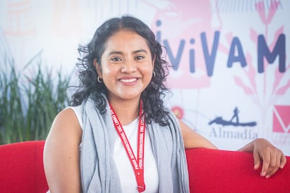 Nadia López García en Oaxaca, el 18 de octubre de 2024.