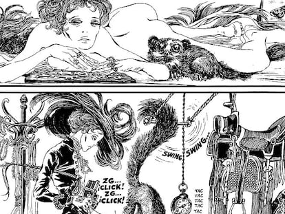 Viñetas de <i>Valentina. Volumen 3,</i> de Guido Crepax.