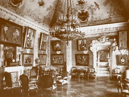 Vista de la llamada &quot;habitaci&oacute;n de Matisse&quot; en la casa del mecenas moscovita Sergei Shchukin.