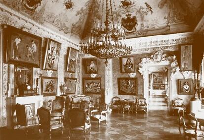 Vista de la llamada &quot;habitaci&oacute;n de Matisse&quot; en la casa del mecenas moscovita Sergei Shchukin.