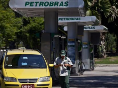 Posto de gasolina de Petrobras no Rio de Janeiro