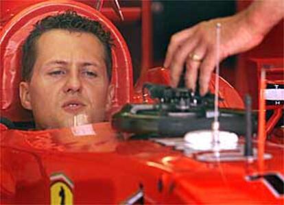 Michael Schumacher, en Hungaroring.