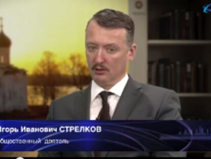 El coronel Strelkov se viste de paisano, pero pronostica guerra