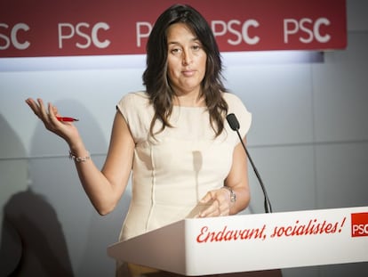 Una imagen de archivo de la portavoz del PSC, Esther Niubó.