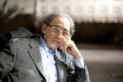 El cantante Franco Battiato, en Turín en 2010.