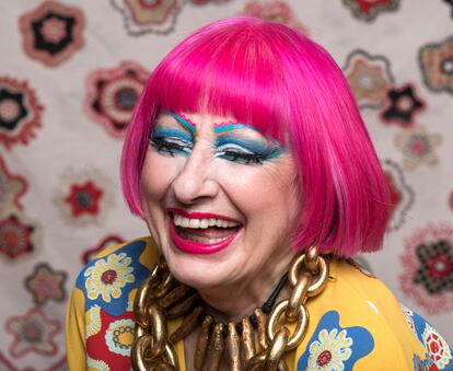 La artista Zandra Rhodes.