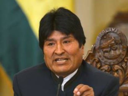 El presidente de Bolivia, Evo Morales, sostuvo en un discurso ante empresarios en la región de Santa Cruz que espera que los países miembros del Mercosur otorguen a Bolivia preferencias en aranceles y exportaciones. EFE/Archivo