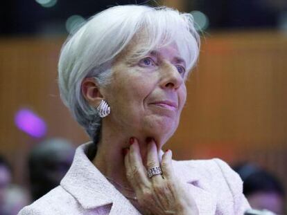 La directora del Fondo Monetario Internacional Christine Lagard 