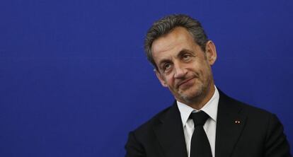 El expresidente francés, Nicolas Sarkozy, el pasado 10 de marzo.
