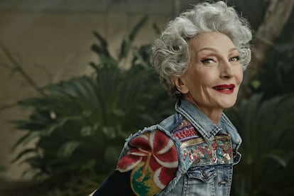 La modelo de 70 años Alicia Borrás para Desigual.