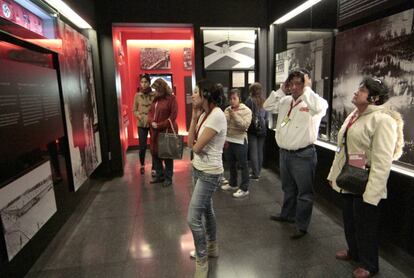 Sala del Museo Memoria y Tolerancia en la Ciudad de México.