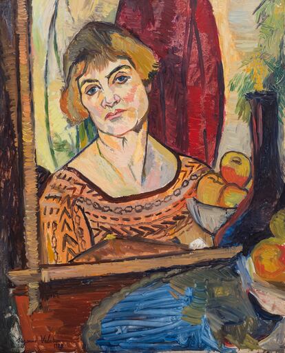 'Autorretrato en el espejo', 1927, de Suzanne Valadon. 