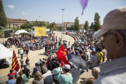 Acte dels comuns a Sant Boi del Llobregat.