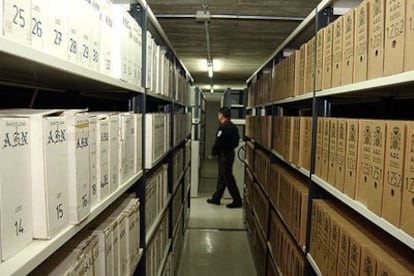 Dependencias del Archivo General de la Guerra Civil Española, en Salamanca.