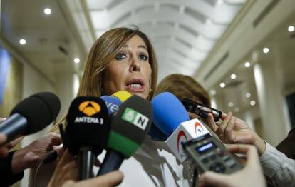 The PP chief in Catalonia, Alicia Sánchez Camacho.