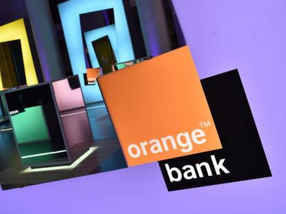 Logo de Orange Bank.