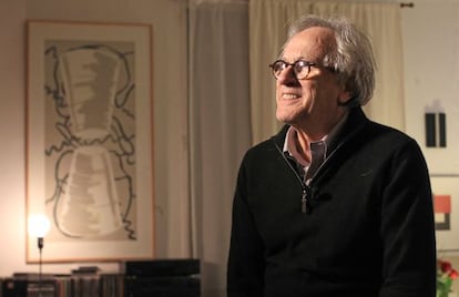 Jordi Teixidor, ayer en su taller de Madrid.
