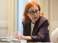 Maria da Graça Carvalho, ministra de Medio Ambiente y Energía de Portugal, en Madrid.