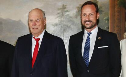 Harald y Haakon de Noruega, en Oslo (Noruega), el pasado 10 de diciembre.