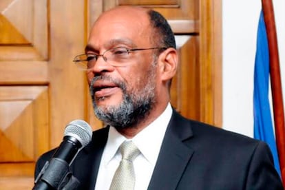 Ariel Henry, que assumirá o cargo de primeiro-ministro do Haiti, em uma foto de suas redes sociais.