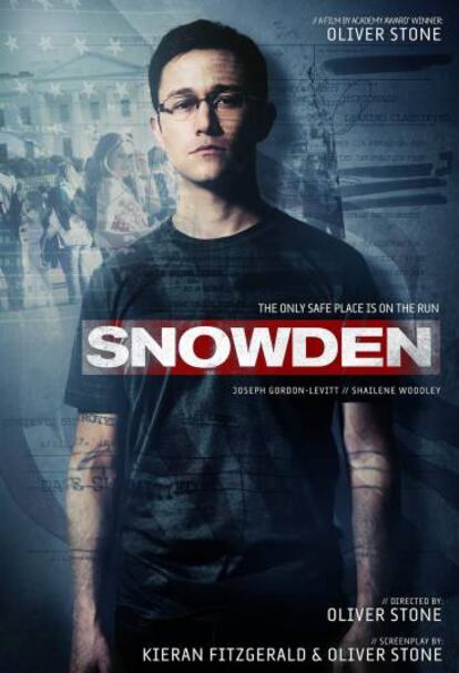 Portada de la película 'Snowden'.