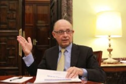 El ministro de Hacienda, Cristobal Montoro