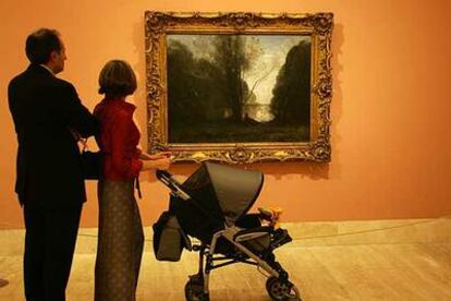 <i>La soledad. Recuerdo de Vigen, Limousin</i> (1866), de Corot, perteneciente a la colección Carmen Thyssen-Bornemisza.