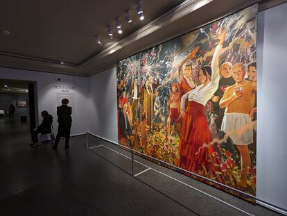 Parte de la muestra: '¡Saludos, España!, de Vladimir Dubosarski.