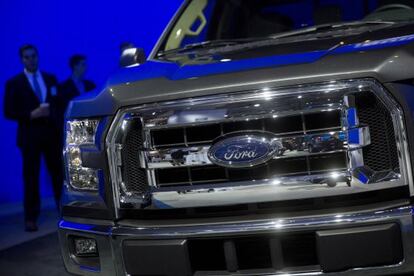 La nueva camioneta F-150, en la feria de Washington.